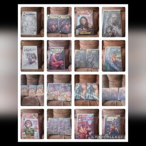 25 📚✏️Signed or authenticated slims comics bundle
